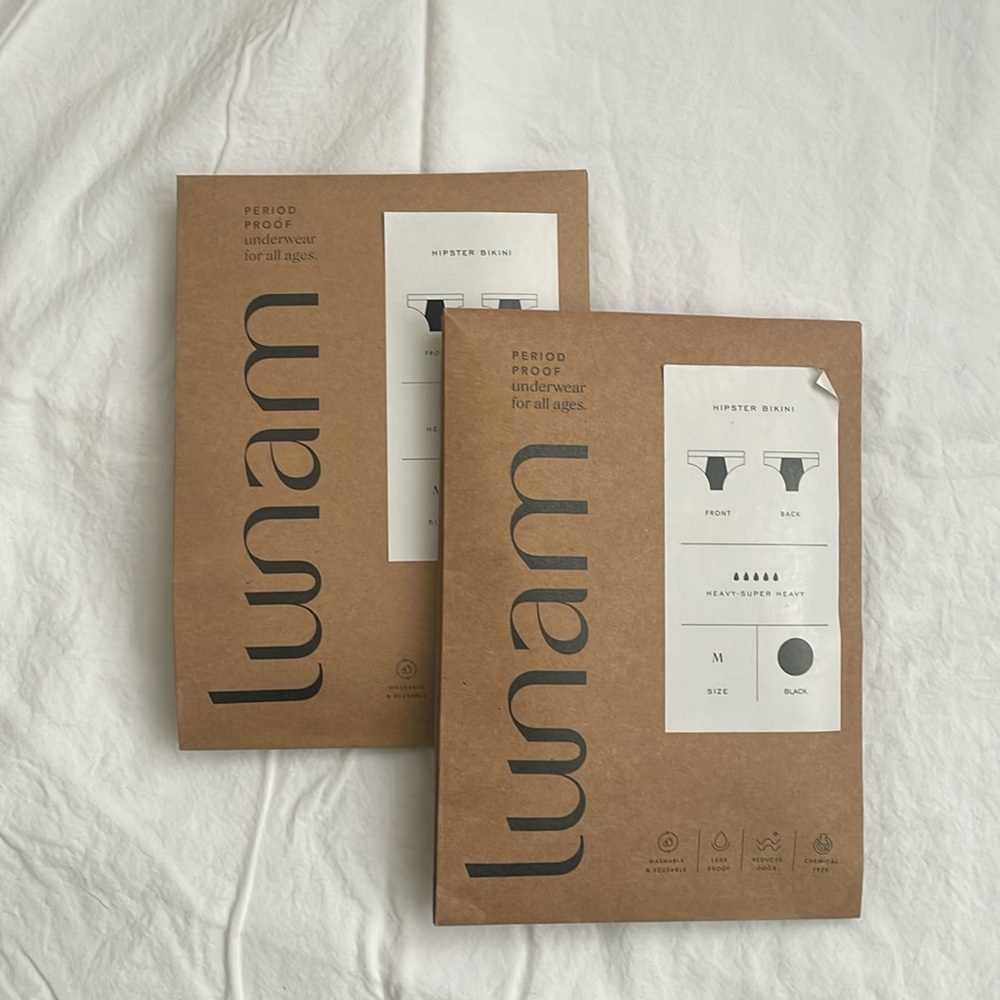 NWT Lunam Period Underwear - 2pk size M